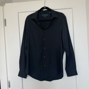 Perry Ellis Men's Black Dress Shirt
